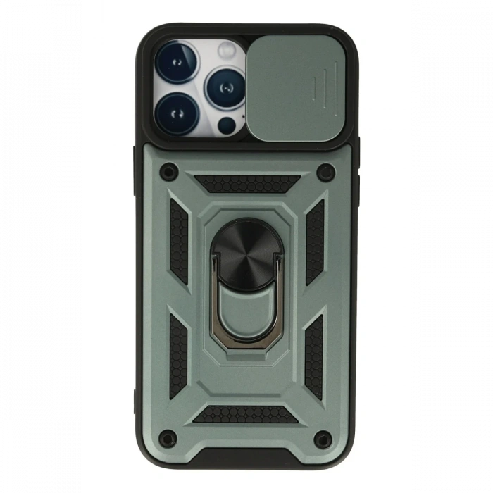 iPhone 13 Pro Max Kılıf Pars Lens Yüzüklü Silikon