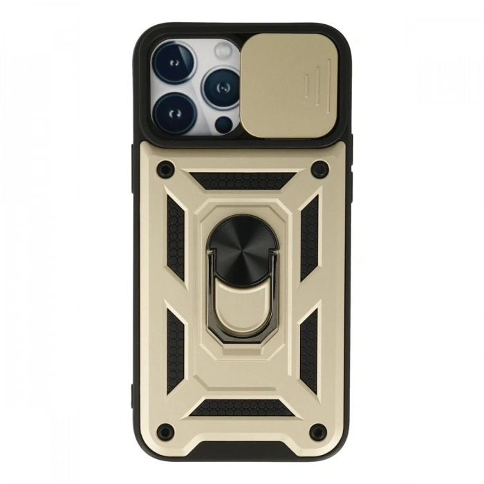 iPhone 13 Pro Max Kılıf Pars Lens Yüzüklü Silikon