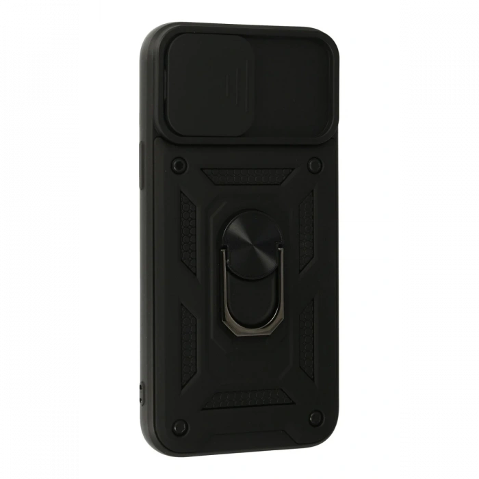 iPhone 13 Pro Max Kılıf Pars Lens Yüzüklü Silikon