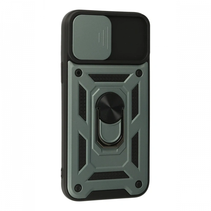 iPhone 13 Pro Max Kılıf Pars Lens Yüzüklü Silikon