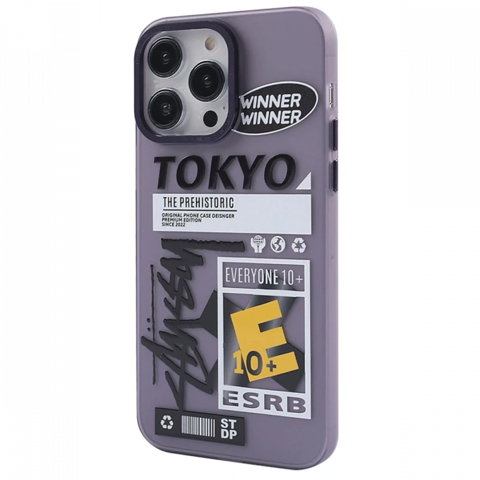 iPhone 13 Pro Max Kılıf Prada Desenli Kapak