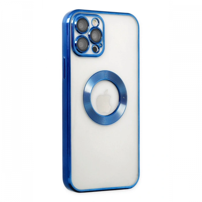 Newface iPhone 13 Pro Max Kılıf Slot Silikon - Mavi
