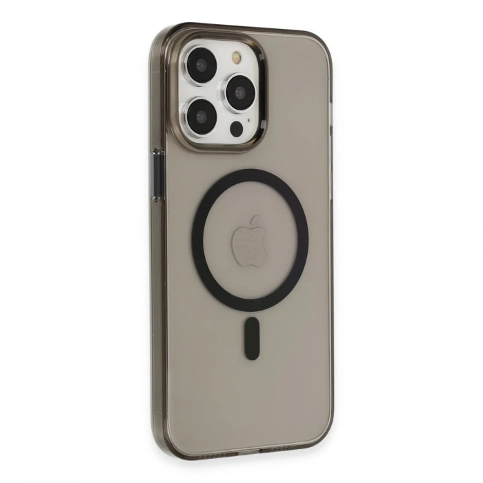 Newface iPhone 13 Pro Max Kılıf Tron Şeffaf Magsafe Kapak