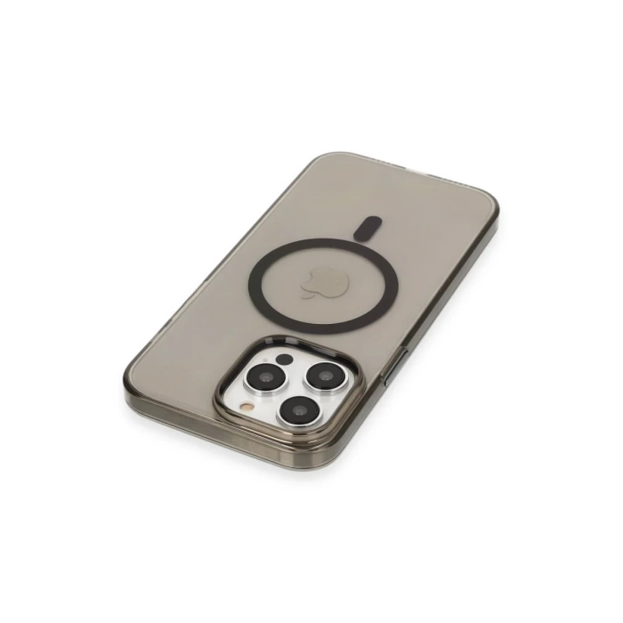Newface iPhone 13 Pro Max Kılıf Tron Şeffaf Magsafe Kapak