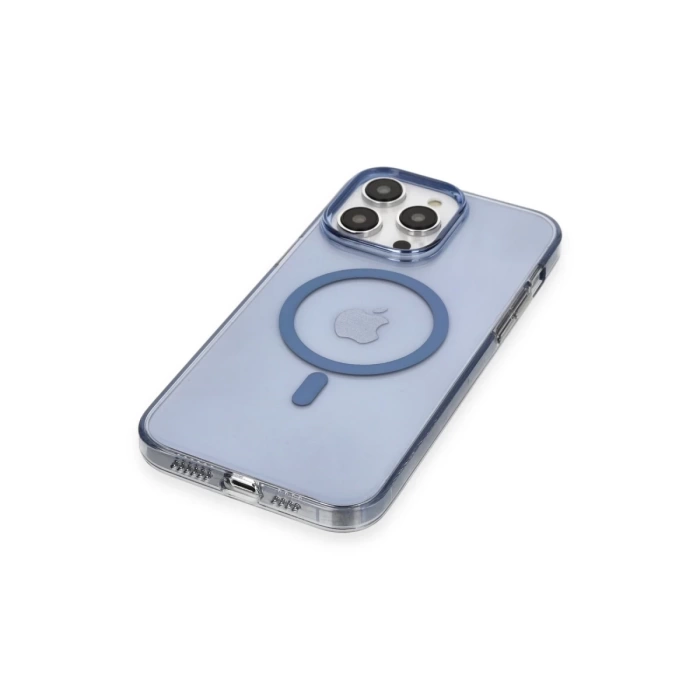Newface iPhone 13 Pro Max Kılıf Tron Şeffaf Magsafe Kapak