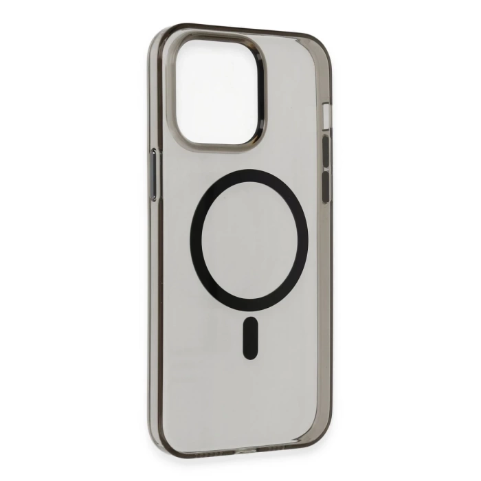 Newface iPhone 13 Pro Max Kılıf Tron Şeffaf Magsafe Kapak