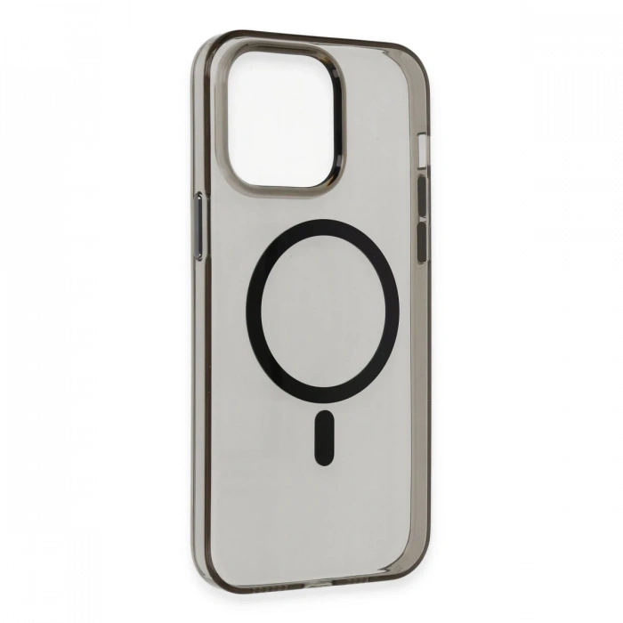 Newface iPhone 13 Pro Max Kılıf Tron Şeffaf Magsafe Kapak