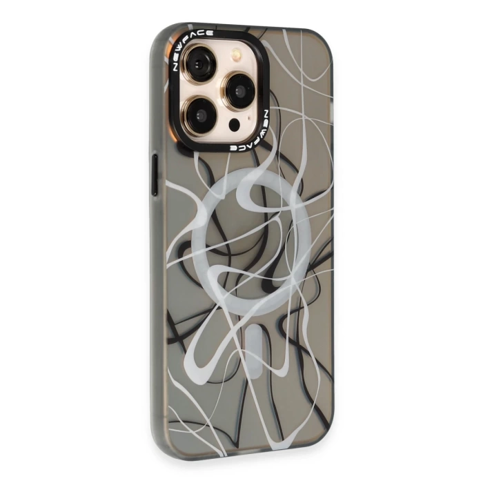 Newface iPhone 13 Pro Max Kılıf Venüs Magneticsafe Desenli Kapak
