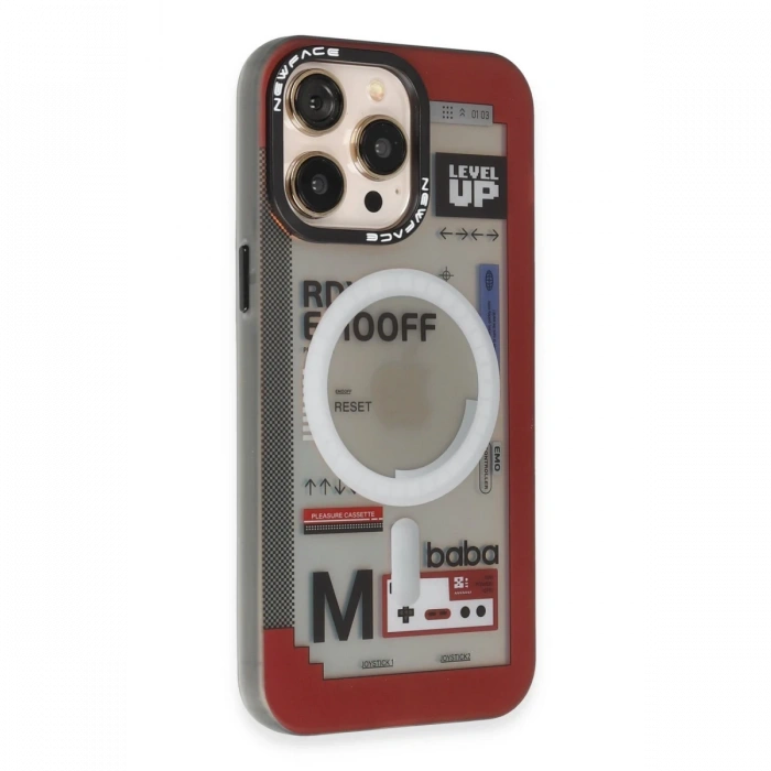 Newface iPhone 13 Pro Max Kılıf Venüs Magneticsafe Desenli Kapak