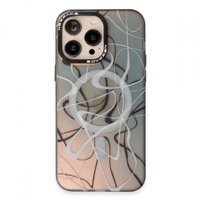 Newface iPhone 13 Pro Max Kılıf Venüs Magneticsafe Desenli Kapak