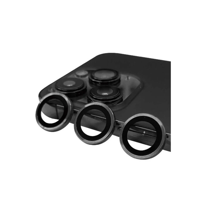 Newface iPhone 13 Pro Raze Metal Kamera Lens - Gri