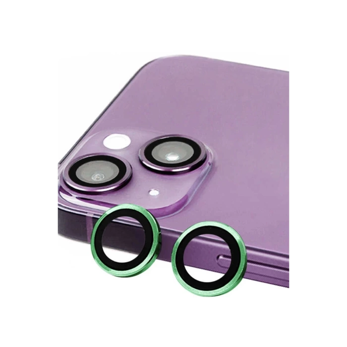 Newface iPhone 13 Raze Metal Kamera Lens - Yeşil