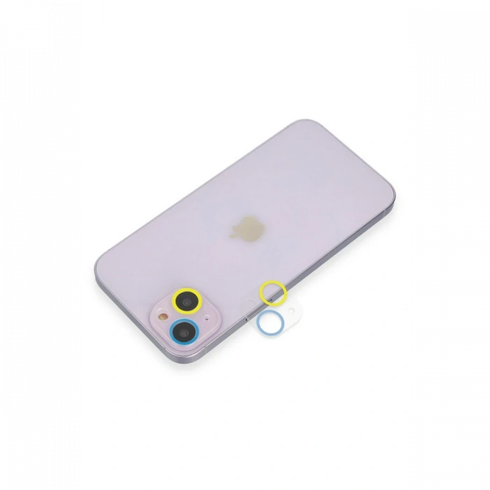 Newface iPhone 13 Renkli Kamera Lens Koruma Cam