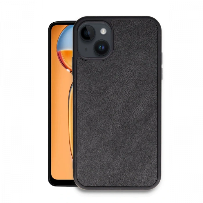 Newface iPhone 14 Kılıf Aras Deri Kapak