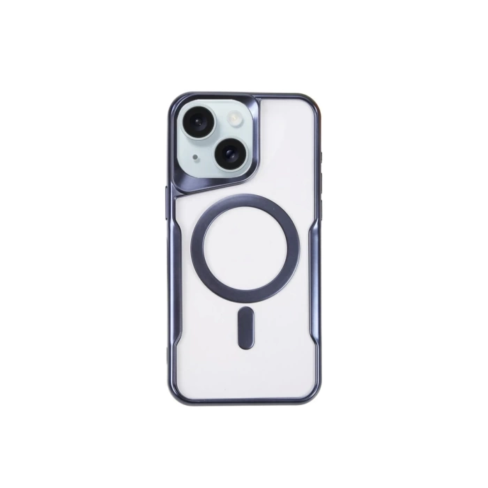 Newface iPhone 14 Kılıf Boyi Magsafe Silikon Kapak - Lacivert