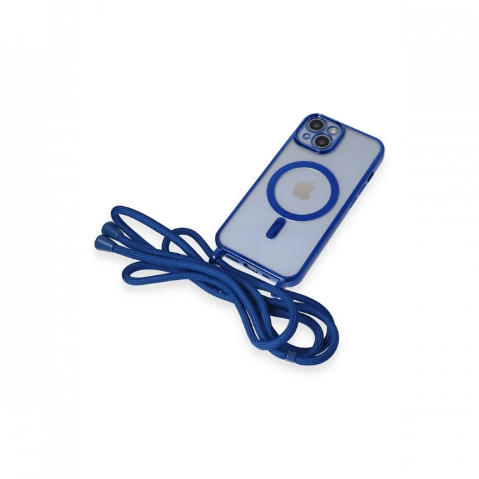 Newface iPhone 14 Kılıf Divo Lazer Askılı Magsafe Kapak
