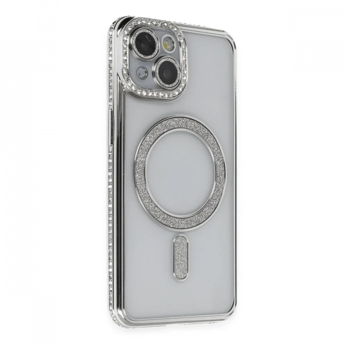 Newface iPhone 14 Kılıf Joke Simli Magneticsafe Kılıf