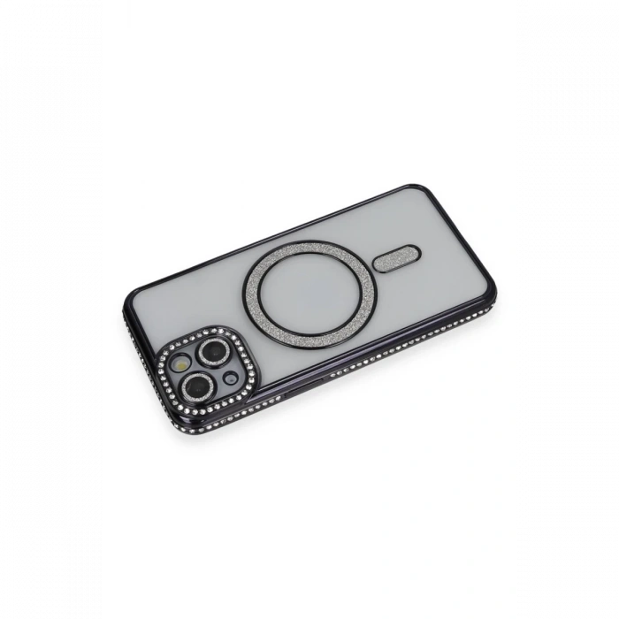 Newface iPhone 14 Kılıf Joke Simli Magneticsafe Kılıf