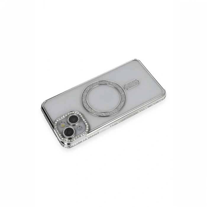 Newface iPhone 14 Kılıf Joke Simli Magneticsafe Kılıf