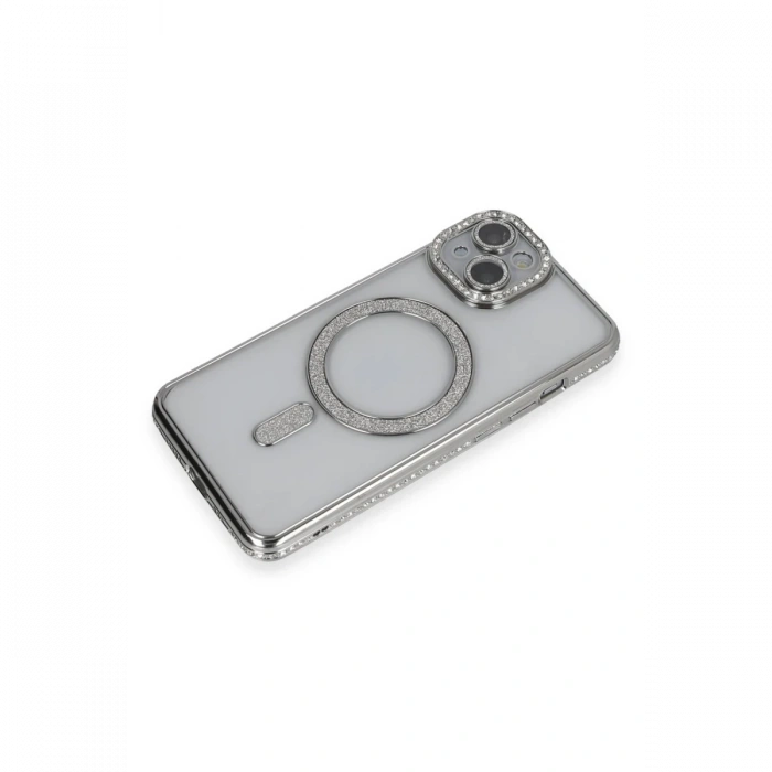 Newface iPhone 14 Kılıf Joke Simli Magneticsafe Kılıf