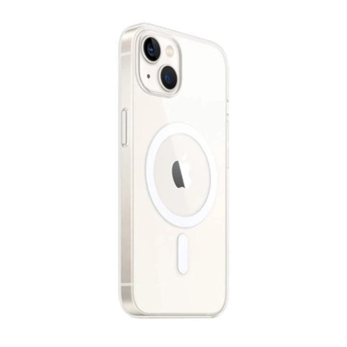 Newface iPhone 14 Kılıf Magneticsafe Şeffaf Silikon - Şeffaf