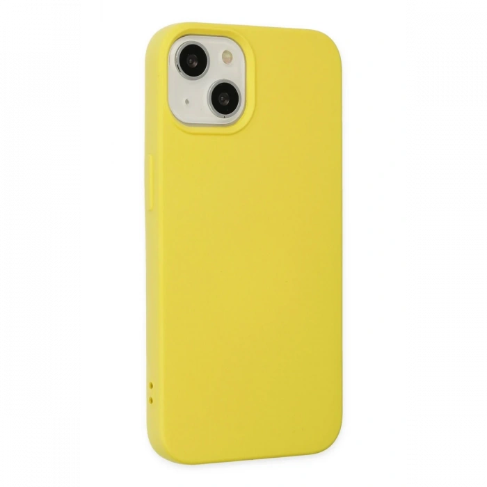 Newface iPhone 14 Kılıf Nano içi Kadife Silikon
