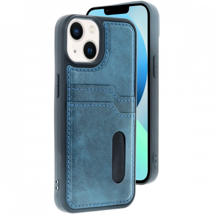 Newface iPhone 14 Kılıf Sara Kartvizitli Deri Kılıf