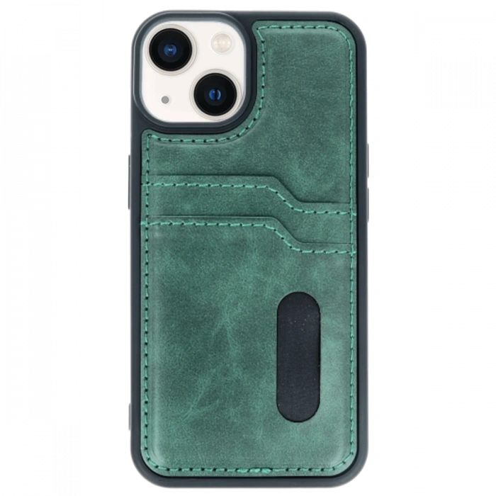 Newface iPhone 14 Kılıf Sara Kartvizitli Deri Kılıf