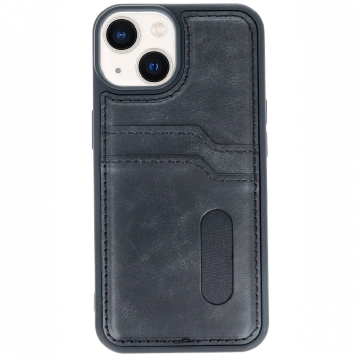 iPhone 14 Kılıf Sara Kartvizitli Deri Kılıf