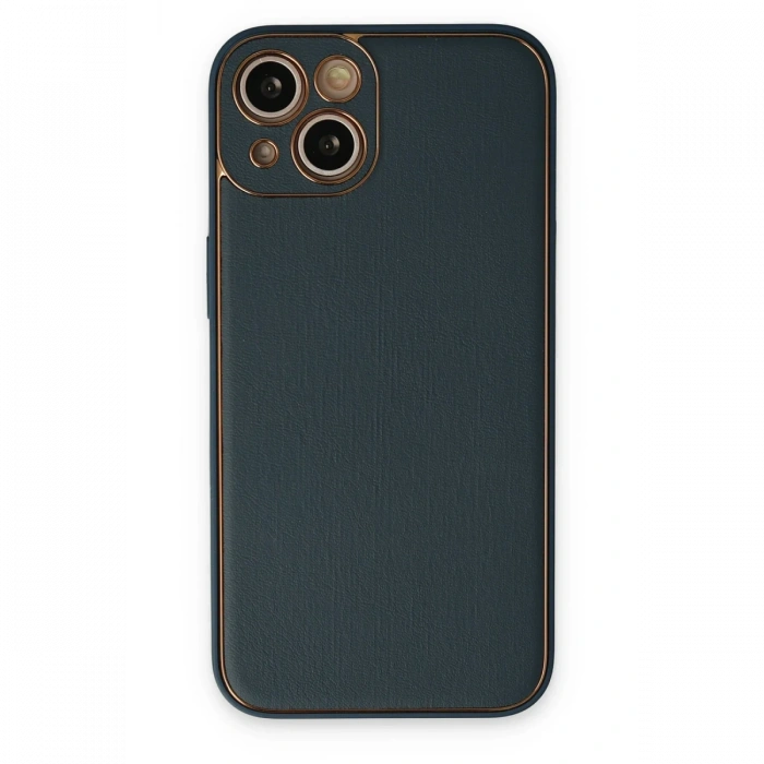 Newface iPhone 14 Plus Kılıf Coco Deri Silikon Kapak