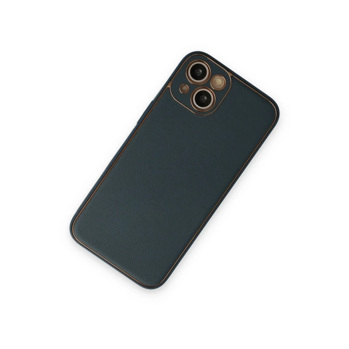 Newface iPhone 14 Plus Kılıf Coco Deri Silikon Kapak