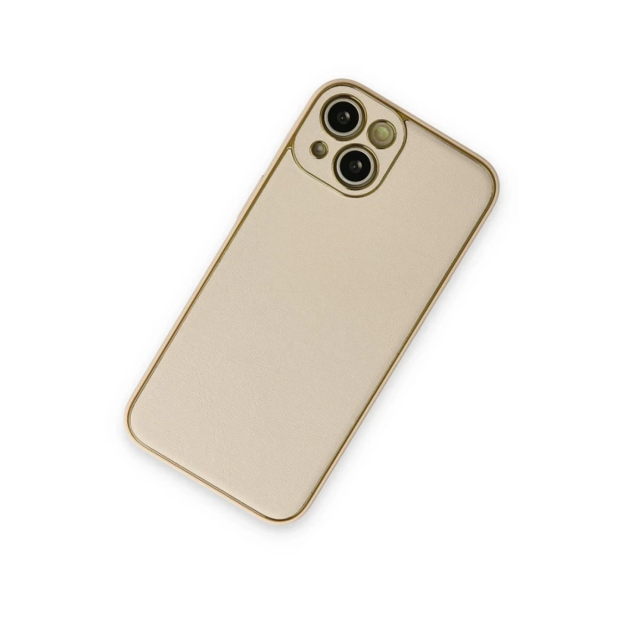Newface iPhone 14 Plus Kılıf Coco Deri Silikon Kapak