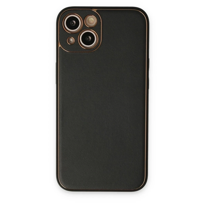 Newface iPhone 14 Plus Kılıf Coco Deri Silikon Kapak