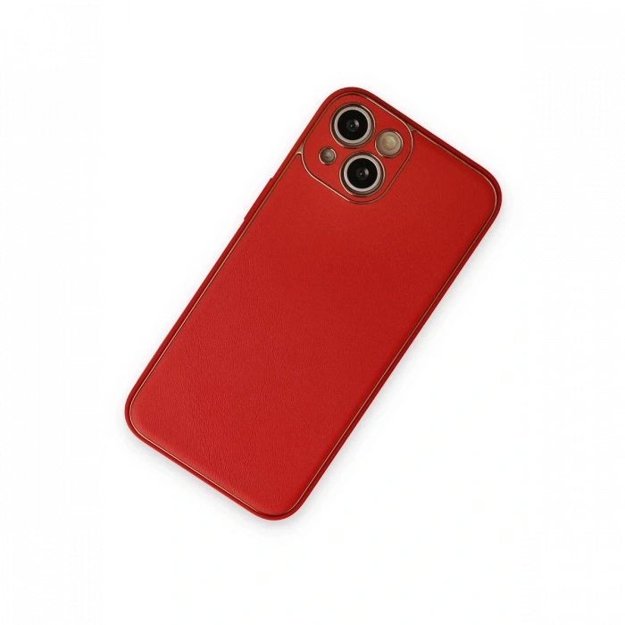 Newface iPhone 14 Plus Kılıf Coco Deri Silikon Kapak