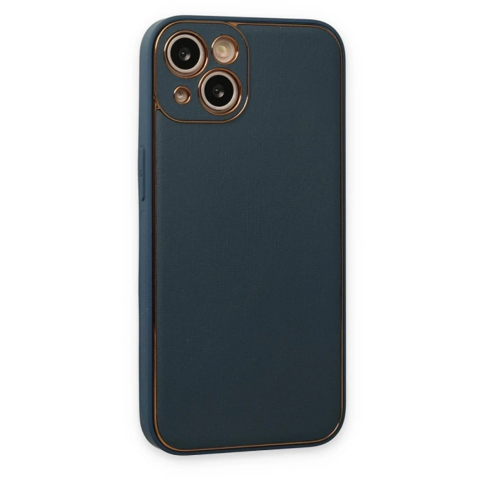 Newface iPhone 14 Plus Kılıf Coco Deri Silikon Kapak