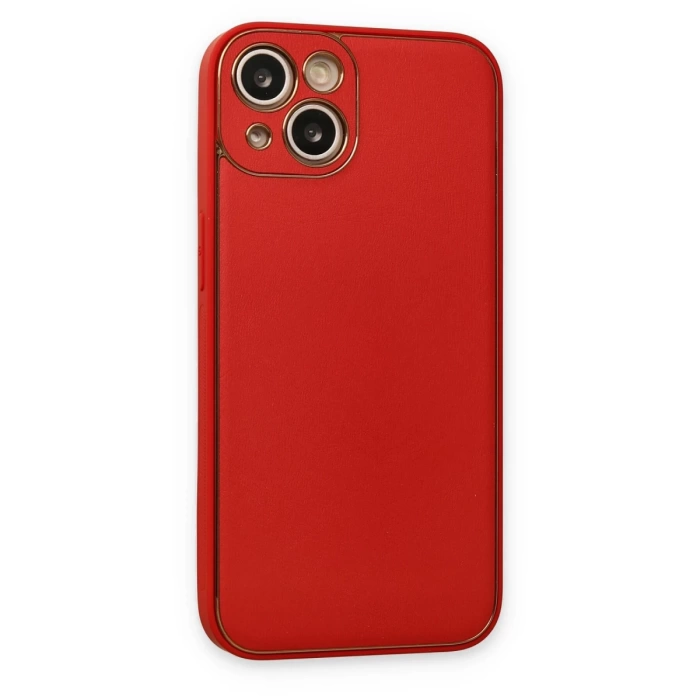 Newface iPhone 14 Plus Kılıf Coco Deri Silikon Kapak