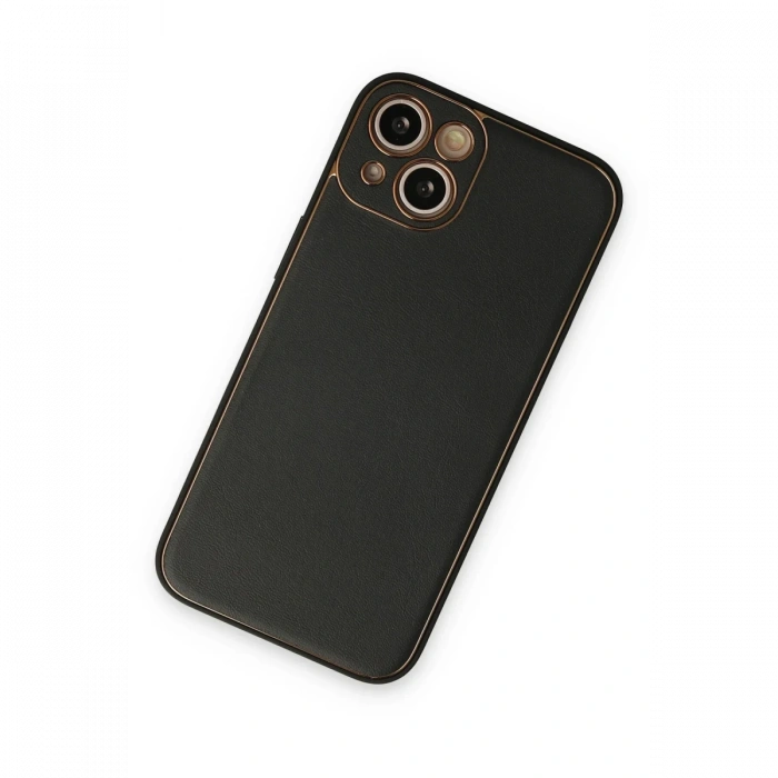 Newface iPhone 14 Plus Kılıf Coco Deri Silikon Kapak