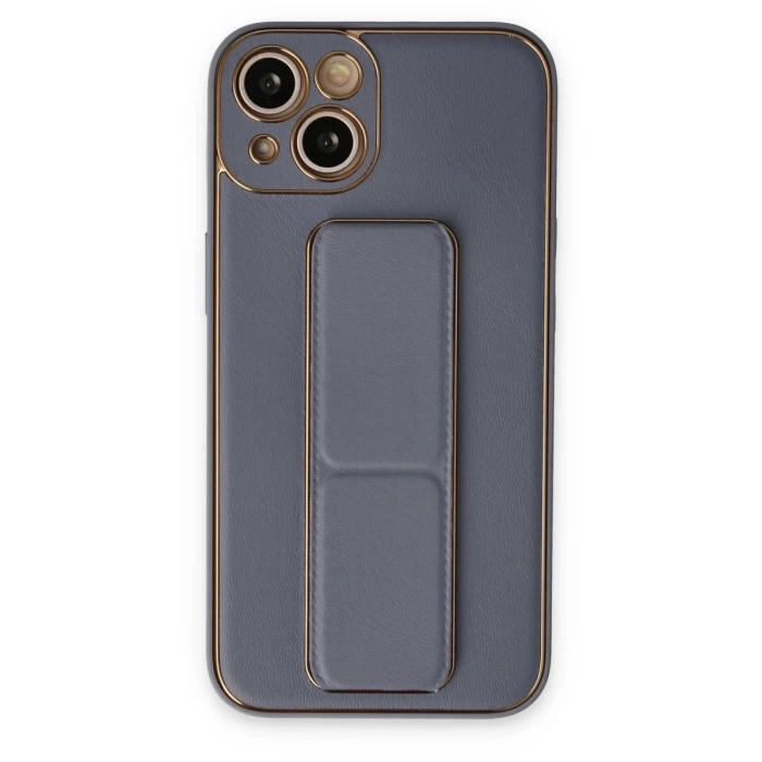 Newface iPhone 14 Plus Kılıf Coco Deri Standlı Kapak