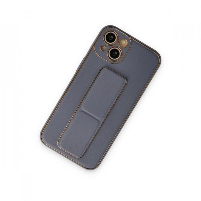 Newface iPhone 14 Plus Kılıf Coco Deri Standlı Kapak
