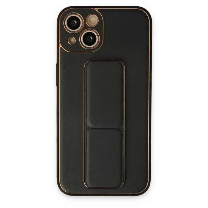 Newface iPhone 14 Plus Kılıf Coco Deri Standlı Kapak