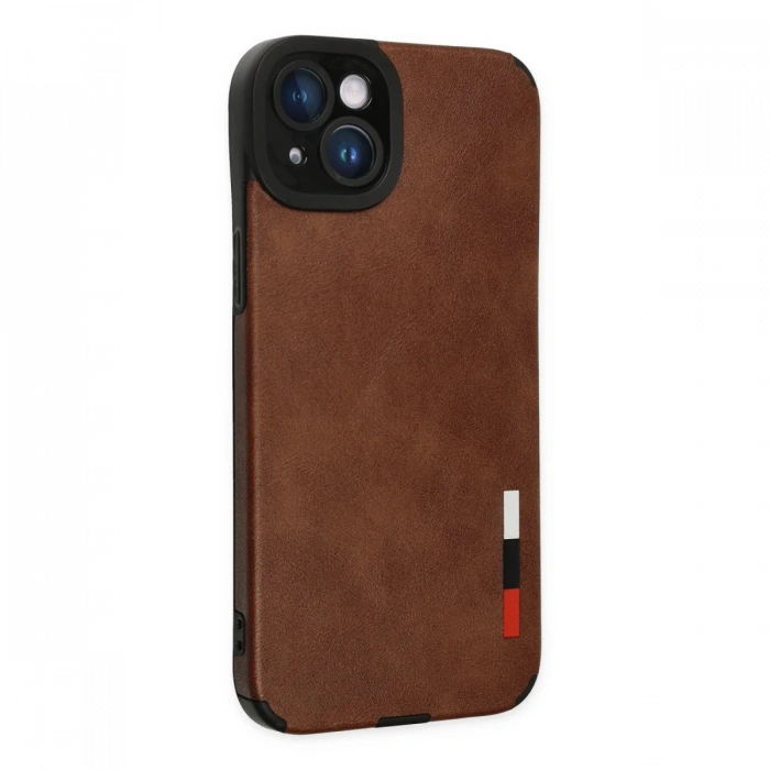 Newface iPhone 14 Plus Kılıf Loop Deri Silikon