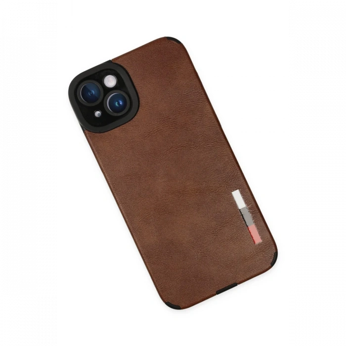 Newface iPhone 14 Plus Kılıf Loop Deri Silikon