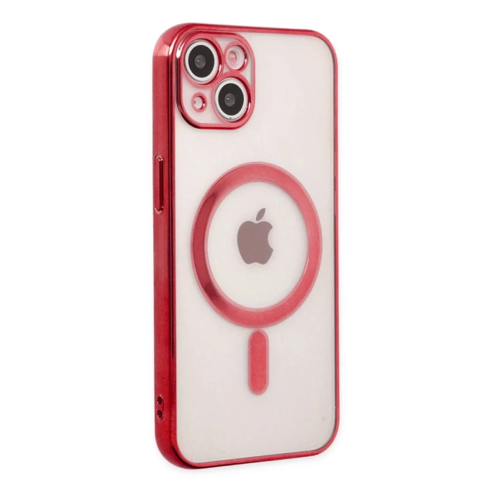 Newface iPhone 14 Plus Kılıf Magneticsafe Lazer Silikon