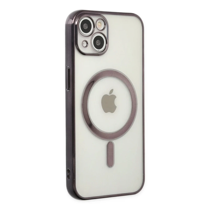 Newface iPhone 14 Plus Kılıf Magneticsafe Lazer Silikon