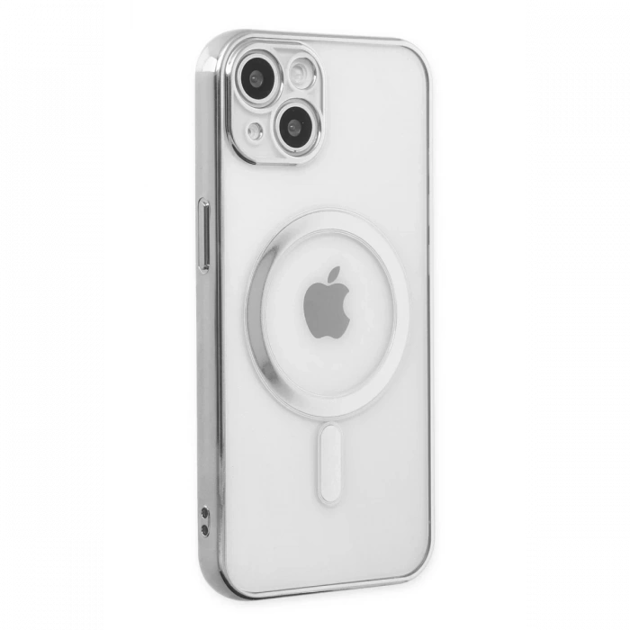 Newface iPhone 14 Plus Kılıf Magneticsafe Lazer Silikon