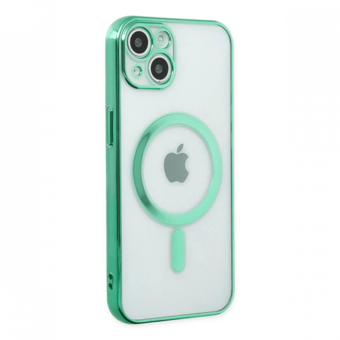 Newface iPhone 14 Plus Kılıf Magneticsafe Lazer Silikon