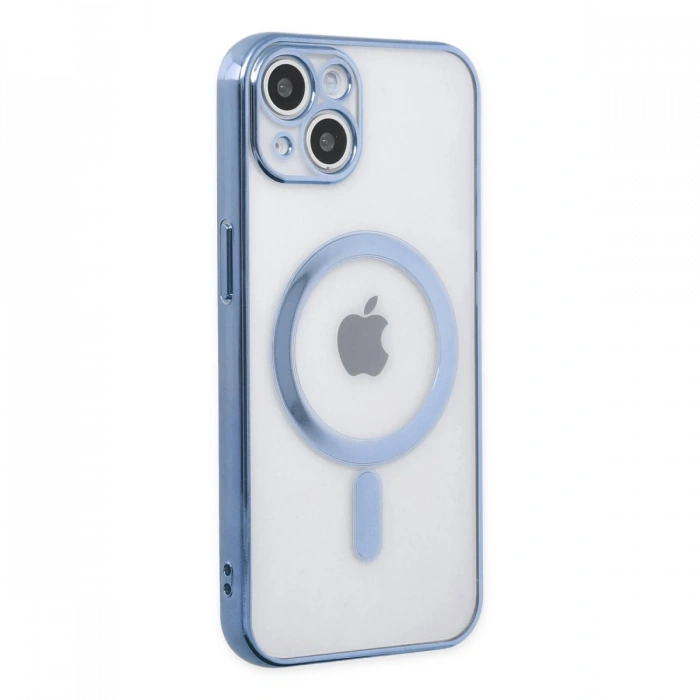 Newface iPhone 14 Plus Kılıf Magneticsafe Lazer Silikon