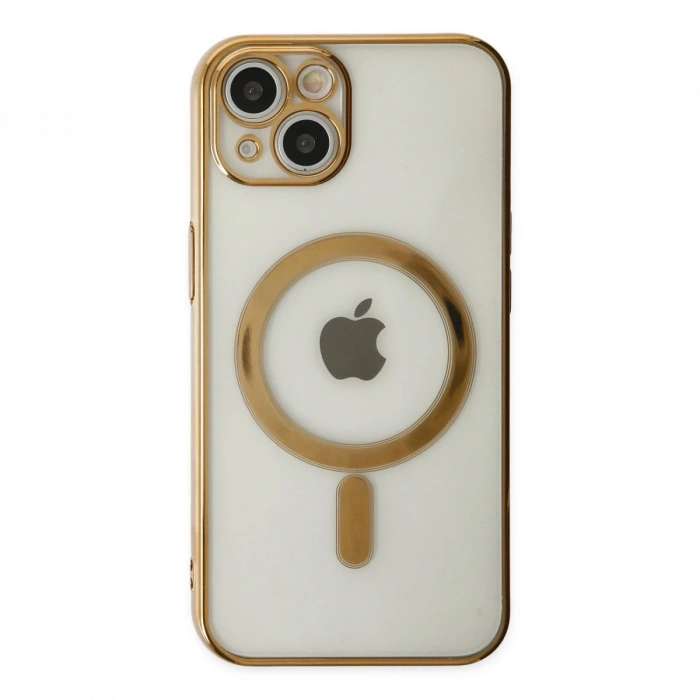 Newface iPhone 14 Plus Kılıf Magneticsafe Lazer Silikon