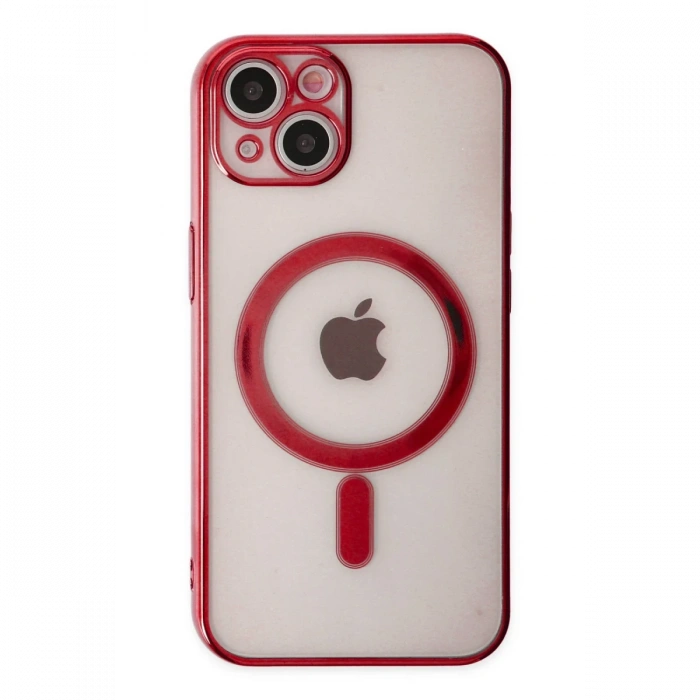 Newface iPhone 14 Plus Kılıf Magneticsafe Lazer Silikon
