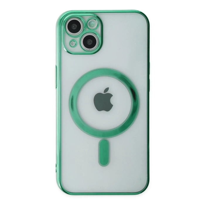 Newface iPhone 14 Plus Kılıf Magneticsafe Lazer Silikon